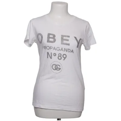 T-shirt (White) from Obey Cotton, Polyester, Viscose