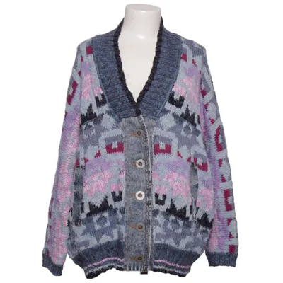 Cardigan (Blue, Purple, Multicolored) from Free People Cotton, Polyamide