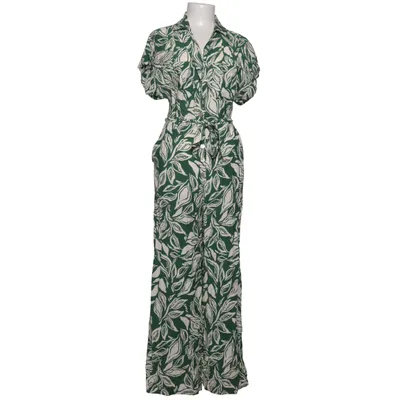 Buksedragt (Grøn, Hvid) fra Mango Polyamid, Viscose
