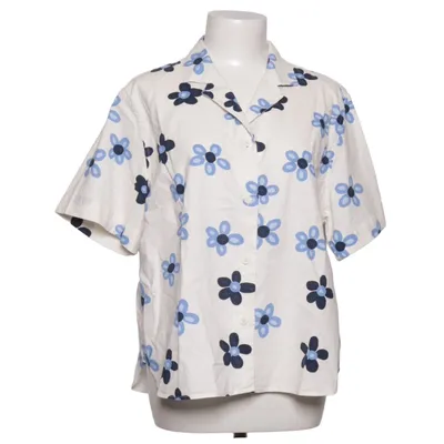 Short sleeve shirt (Beige, Blue, Black) from Marimekko x Uniqlo Cotton, Linen, Viscose