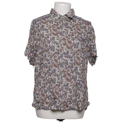 Short sleeve shirt (White, Multicolored) from H. Moser Viscose