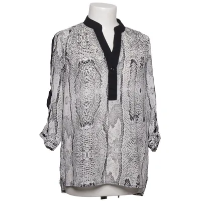 Blouse (Black, White) from Lily White Polyester