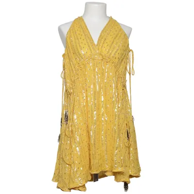 Robe de plage (Jaune) de Sundress Fibre métallique, Viscose