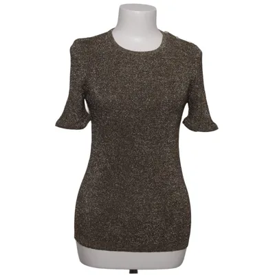 Top (Brown, Gold) from Vanessa Seward Metallic fiber