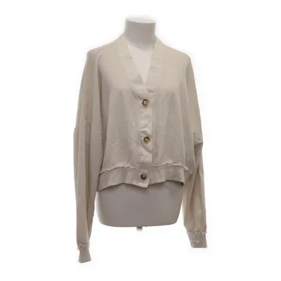 Cardigan (Beige) van 10 Days Elastaan, Linnen, Organisch katoen