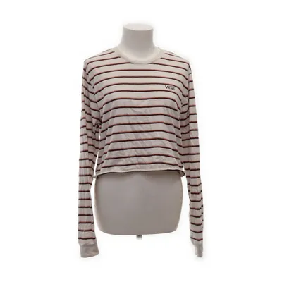 Långärmad t-shirt (Vit, Röd, Svart) från Vans Bomull