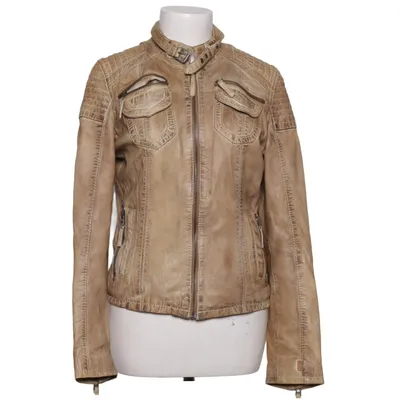 Leather jacket (Beige) from Mod Leather, Polyester