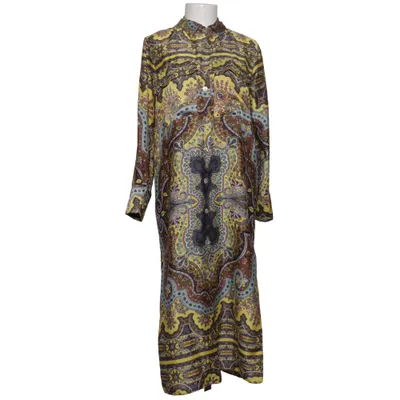 Skjortklänning (Gul, Flerfärgad) från Zara Polyester