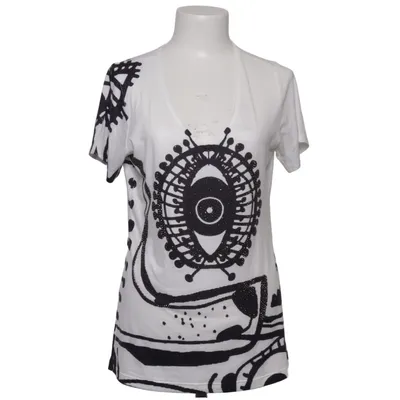 T-shirt (White, Black) from Issy Elastane, Polyester