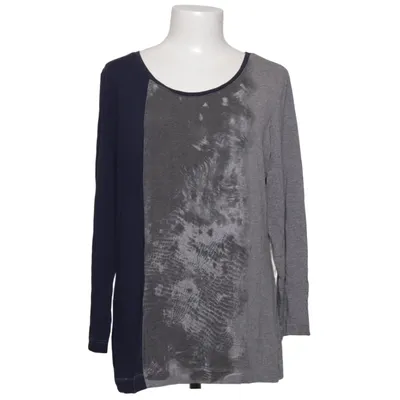 Langærmet t-shirt (Blå, Grå) fra Elena Miro Elastan, Viscose