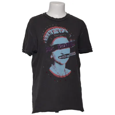 T-shirt (Grå, Flerfärgad) från Amplified Vintage Bomull