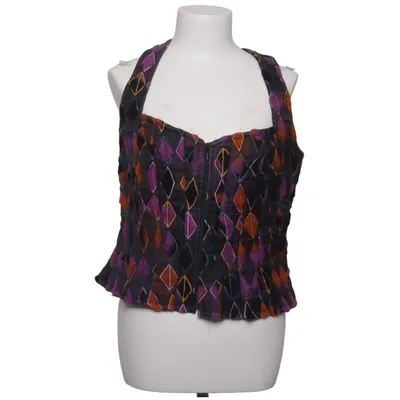 Top (Black, Purple, Orange) from Kaat Tilley Silk, Wool