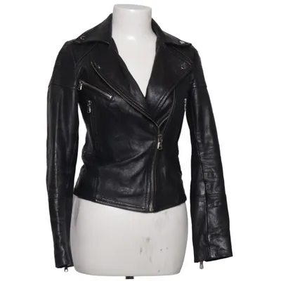 Veste de motard (Noir) de Barneys Originals Cuir, Polyester