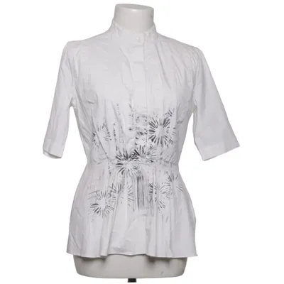 Chemise à manches courtes (Blanc, Noir) de Piazza Sempione Coton, Élasthane, Polyamide