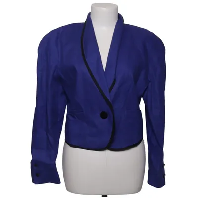 Blazer (Blå, Sort) fra Avantgarde Linned, Viscose