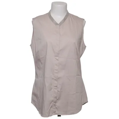 Top (Beige) from Soluzione Cotton, Elastane, Polyamide