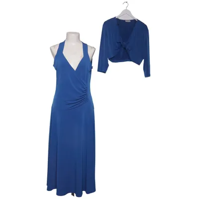 Slå-om-kjole (Blå) fra Dresses Unlimited Elastan, Polyester