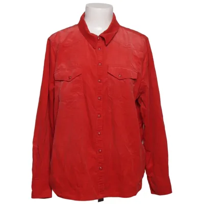 Skjorte (Rød) fra Denim & Co Bomuld