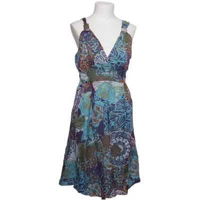 Dress (Blue, Purple, Multicolored) from Kala Silk
