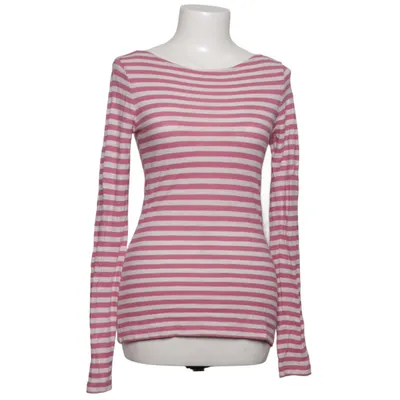 Langærmet t-shirt (Pink, Hvid) fra Marc O'Polo