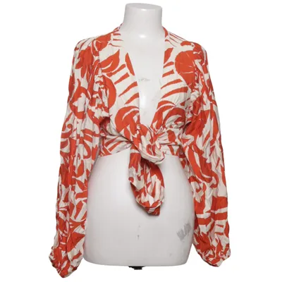 Wrap blouse (Red, White) from Vera & Lucy Polyester