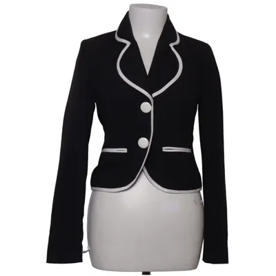 Kavaj (Svart, Vit) från BPC Bonprix Collection Polyester, Viskos