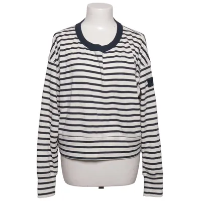 Long sleeve T-shirt (Black, White) from Super.Natural Merino wool, Polyester