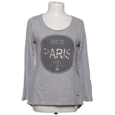 T-shirt à manches longues (Gris) de Decay Jeanswear Coton, Modal