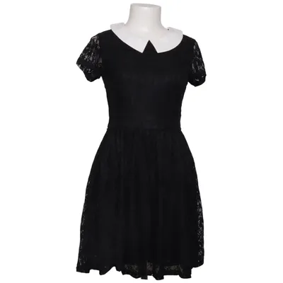 Dress (Black, White) from Gothicana by EMP Elastane, Polyamide, Polyester
