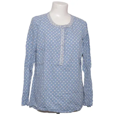 Bluse (Blå, Hvid) fra Sheego Casual Bomuld