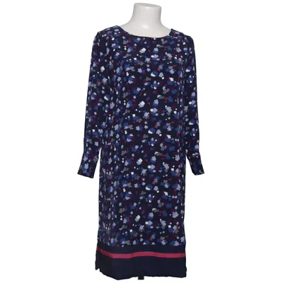 Dress (Blue, Multicolored) from Jodhpur Polyester, Viscose