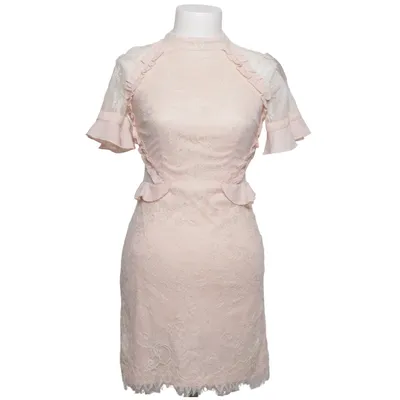 Långklänning (Rosa, Vit) från Fashion Union Polyamid, Polyester