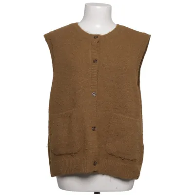 Gilet (Bruin) van Anna + Nina Elastaan, Polyamide, Gerecycled polyester, Wol