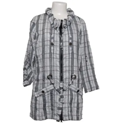 Anorak (Grå, Vit) från Gracia Bomull, Polyamid, Polyester, Viskos