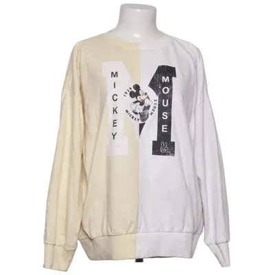 Sweatshirt (Yellow, White, Multicolored) from Disney Mickey Mouse Cotton, Polyester
