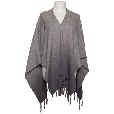 Poncho (Grå) från Repeat Kashmir, Ull