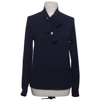 Blouse lavallière (Bleu) de Mart Visser Élasthane, Polyester