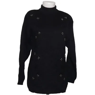 Sweater (Black) from Leslie Fay Acrylic, Polyamide