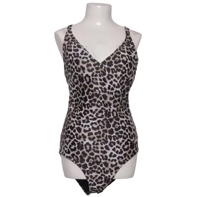 Maillot de bain une pièce (Noir, Beige) de Infinity Élasthane, Polyester