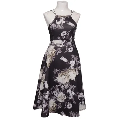 Jurk (Zwart, Wit) van Boohoo Night Elastaan, Polyester