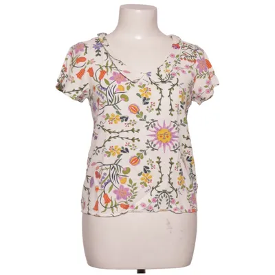 Top (White, Multicolored) from Blutsgeschwister Viscose