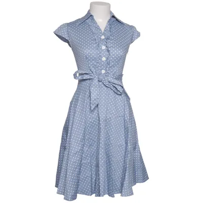 Skjortklänning (Blå, Vit) från Wedtrend Bomull, Elastan