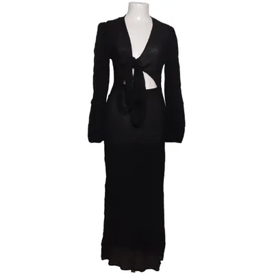 Maxi dress (Black) from H&M Viscose, Polyamide