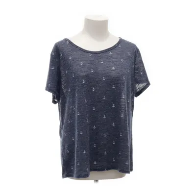 T-shirt (Blue, White) from Beach Time Linen, Polyester