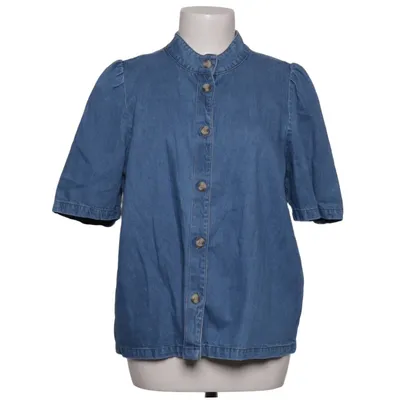 Short sleeve shirt (Blue) from MSCH Copenhagen Cotton