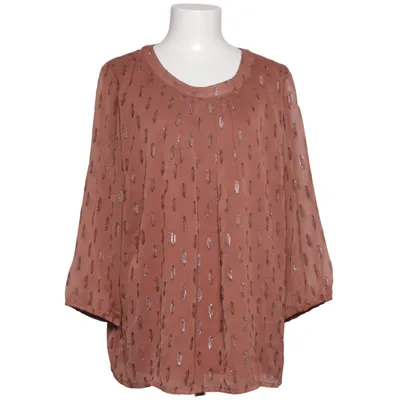 Blouse (Bruin, Zilver) van Ambria Metallvezel, Polyester