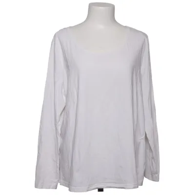 Long sleeve T-shirt (White) from Gina Cotton, Elastane