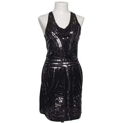 Cocktail dress (Black, Silver) from Flam Mode Polyester