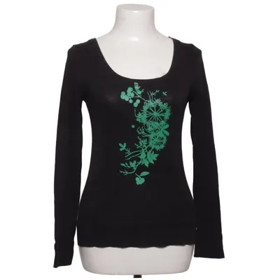 Long sleeve T-shirt (Black, Green) from Zero Base Cotton