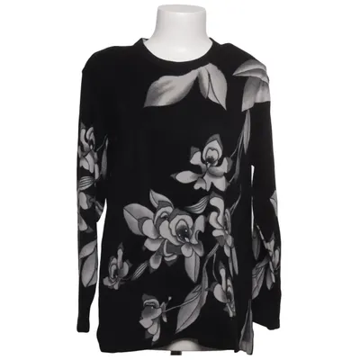 Pull-over (Noir, Blanc) de Valentina Coton, Laine